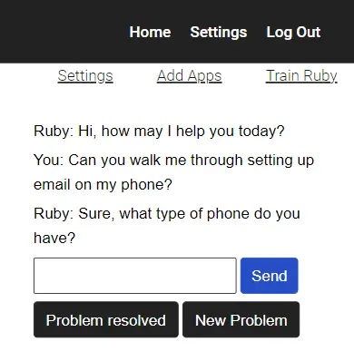 AI IT Support project screenshot